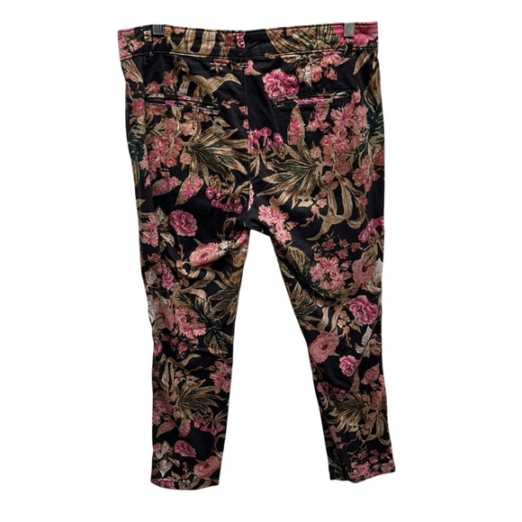 Anthropologie Relaxed Printed Chino Pants floral women’s 28 boho feminine - Picture 4 of 10